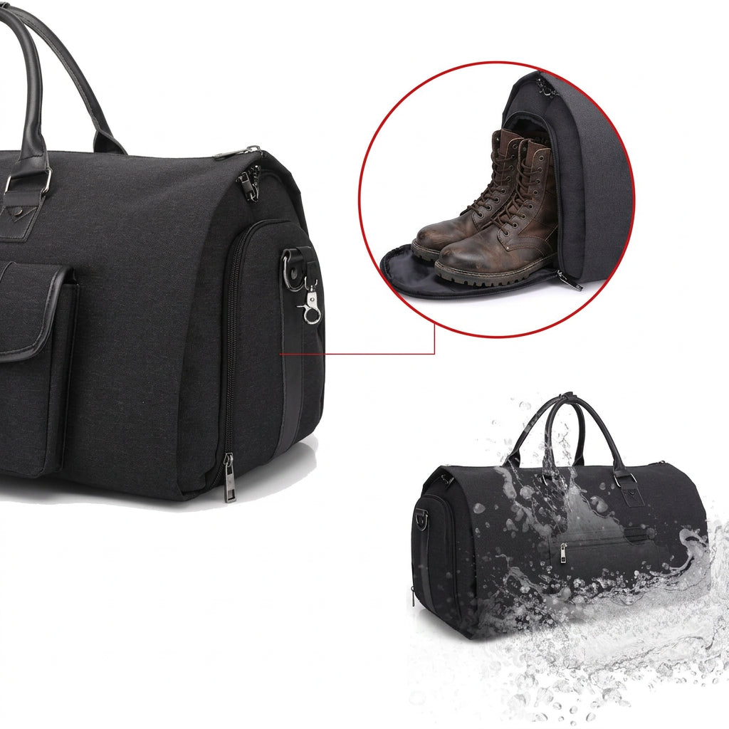 Waterproof Convertible Garment Duffel Bag