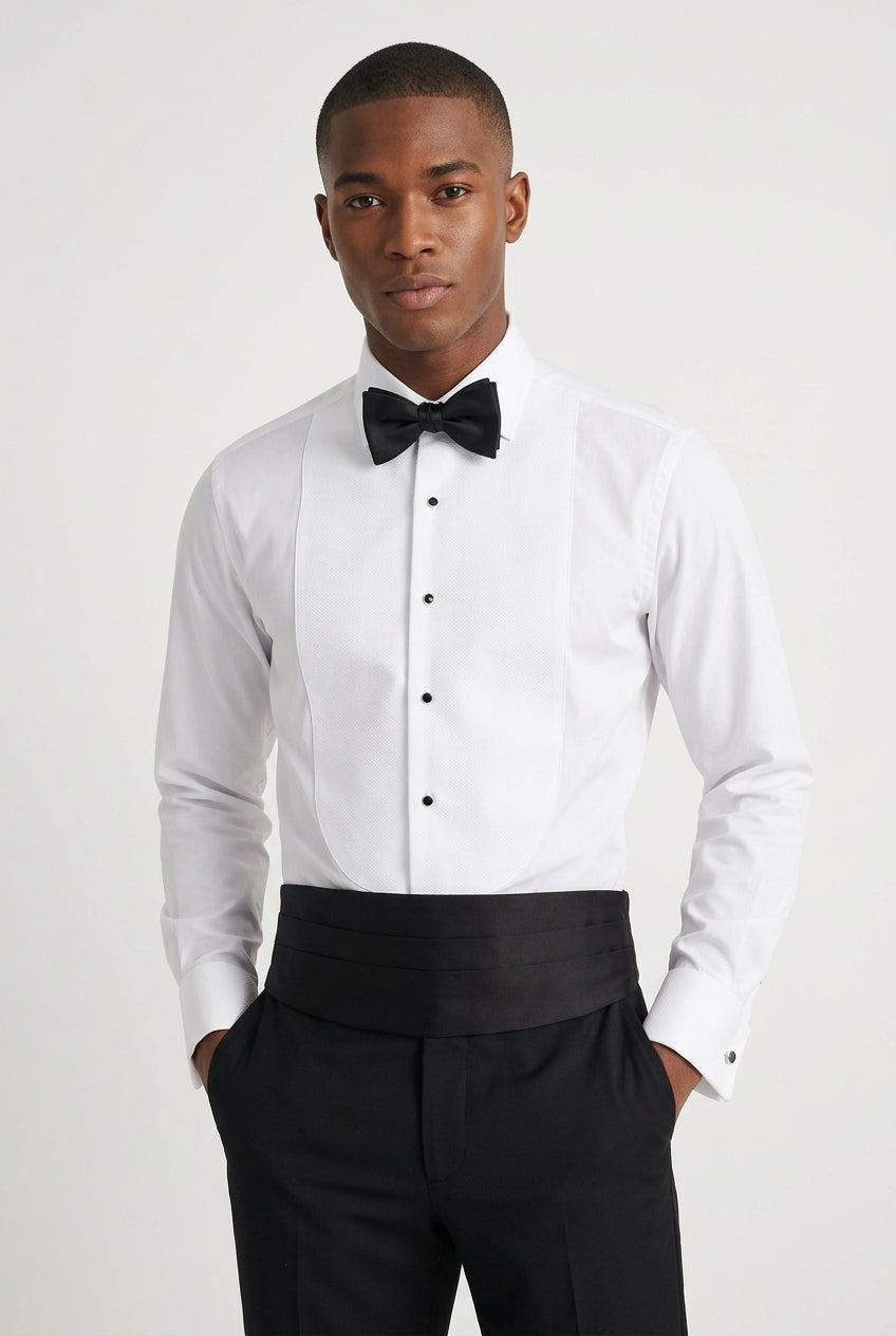 The Pique Bib Front Tuxedo Shirt