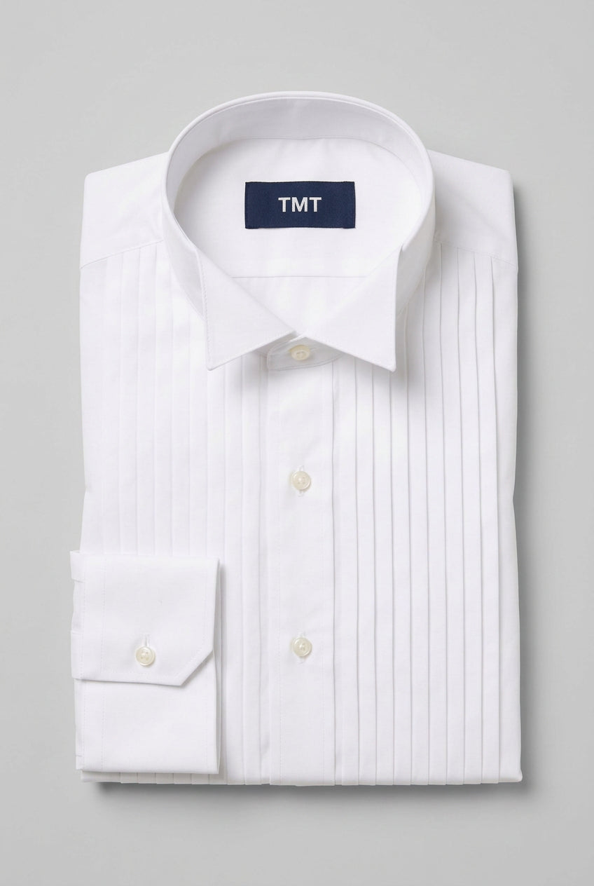 The Pleated Bib Front Tuxedo Shirt