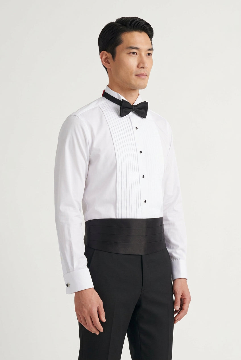 The Pleated Bib Front Tuxedo Shirt