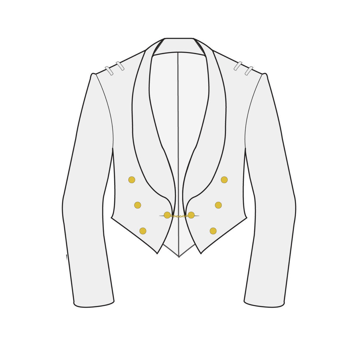 Mess Coat NO. 2A MESS STANDARD: AIR FORCE - COAT – The Military Tailor