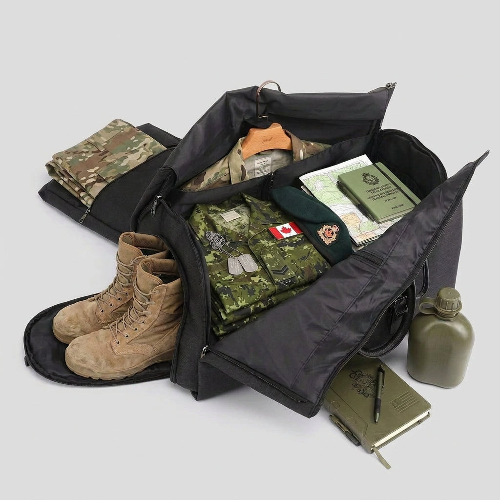 Waterproof Convertible Garment Duffel Bag