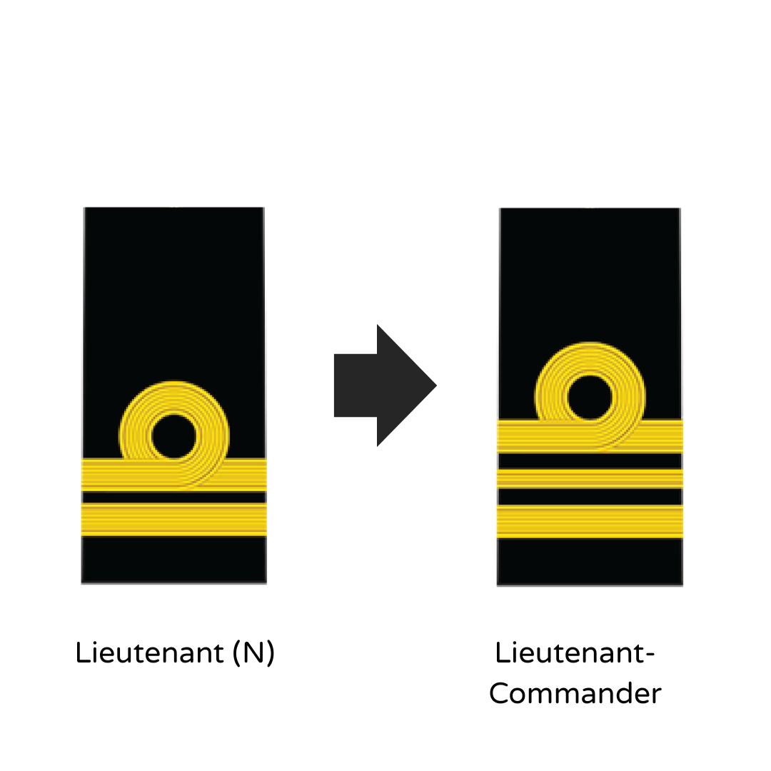 NO. 2 MESS STANDARD: NAVY - RANK CHANGE