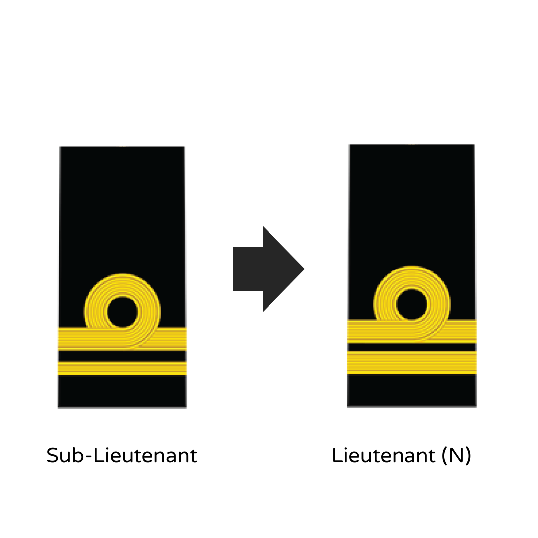 NO. 2 MESS STANDARD: NAVY - RANK CHANGE