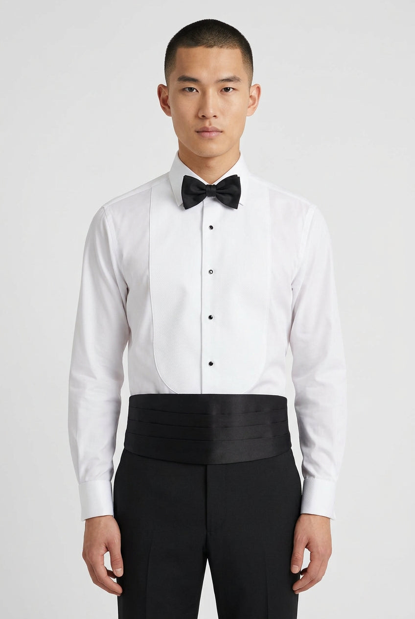 The Pique Bib Front Tuxedo Shirt